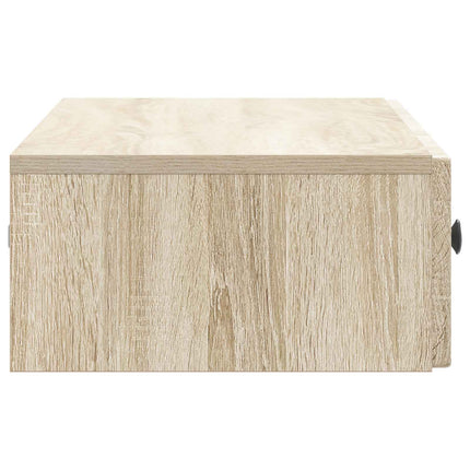 Væghængt Sideskab Sonoma-eg 87,5 x 34,5 x 17 cm Konstrueret træ
