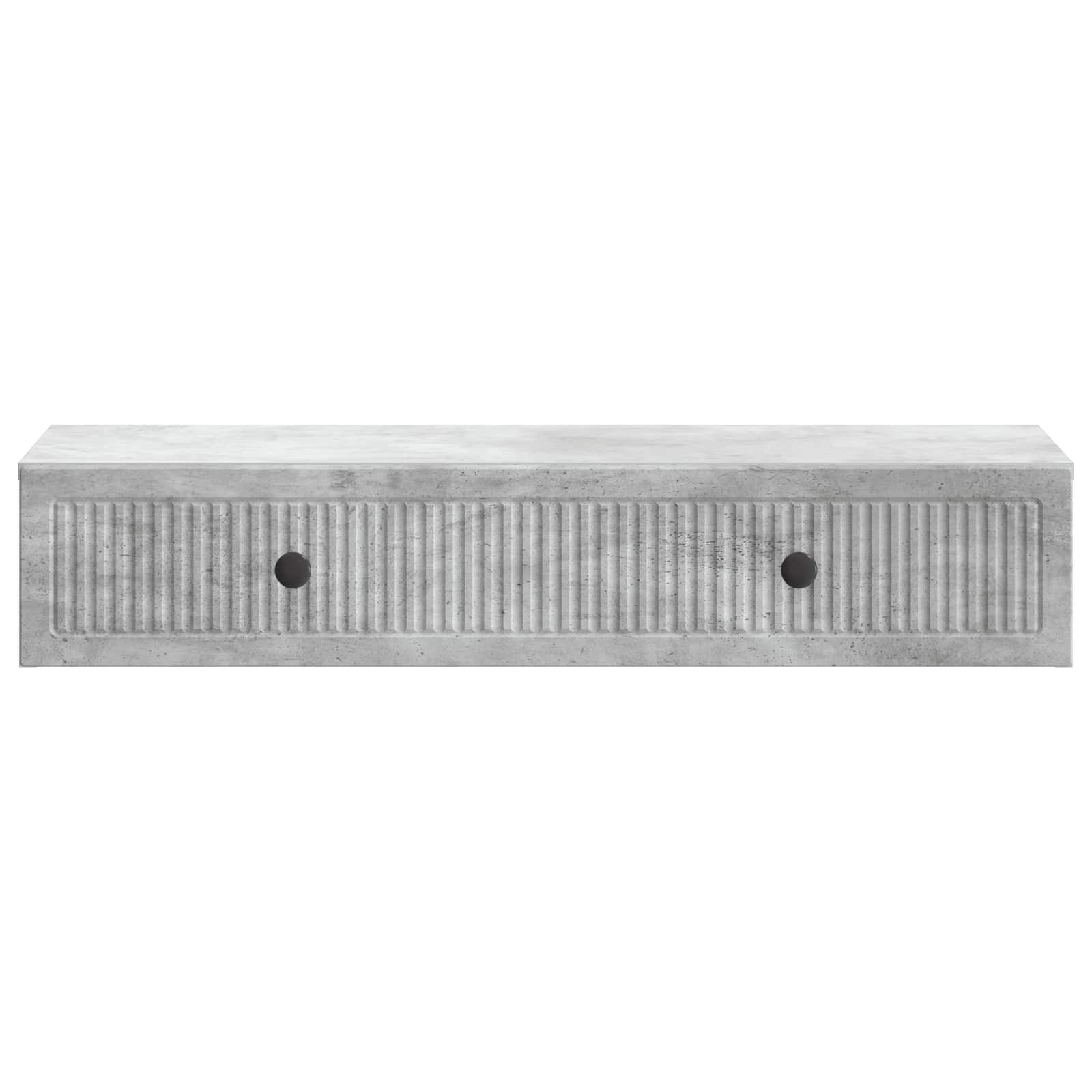 Væghængt Sideskab Betongrå 87,5 x 34,5 x 17 cm Konstrueret træ