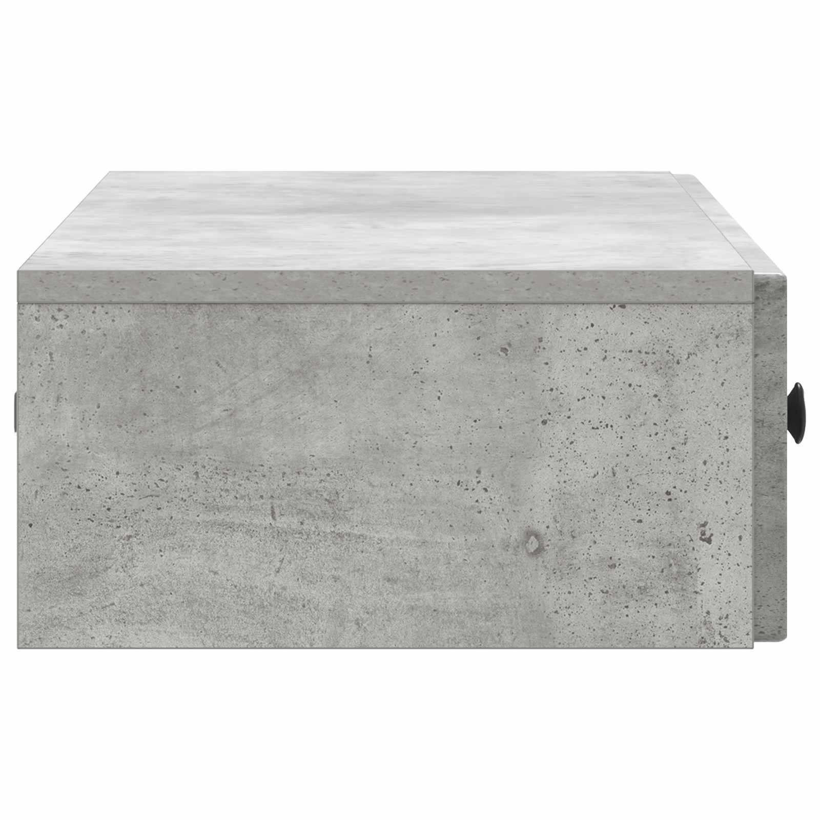 Væghængt Sideskab Betongrå 87,5 x 34,5 x 17 cm Konstrueret træ