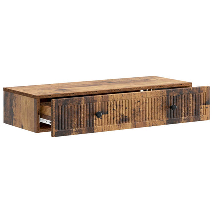 Væghængt Sideskab Gammelt træ 87,5 x 34,5 x 17 cm