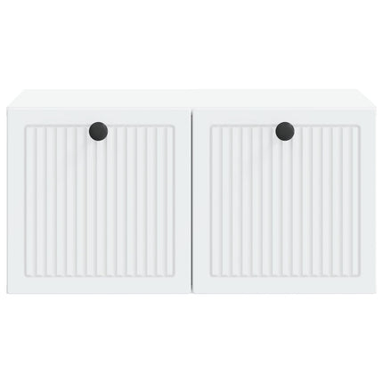 Væghængt TV-skab Hvid 59,5 x 41 x 30 cm Konstrueret træ