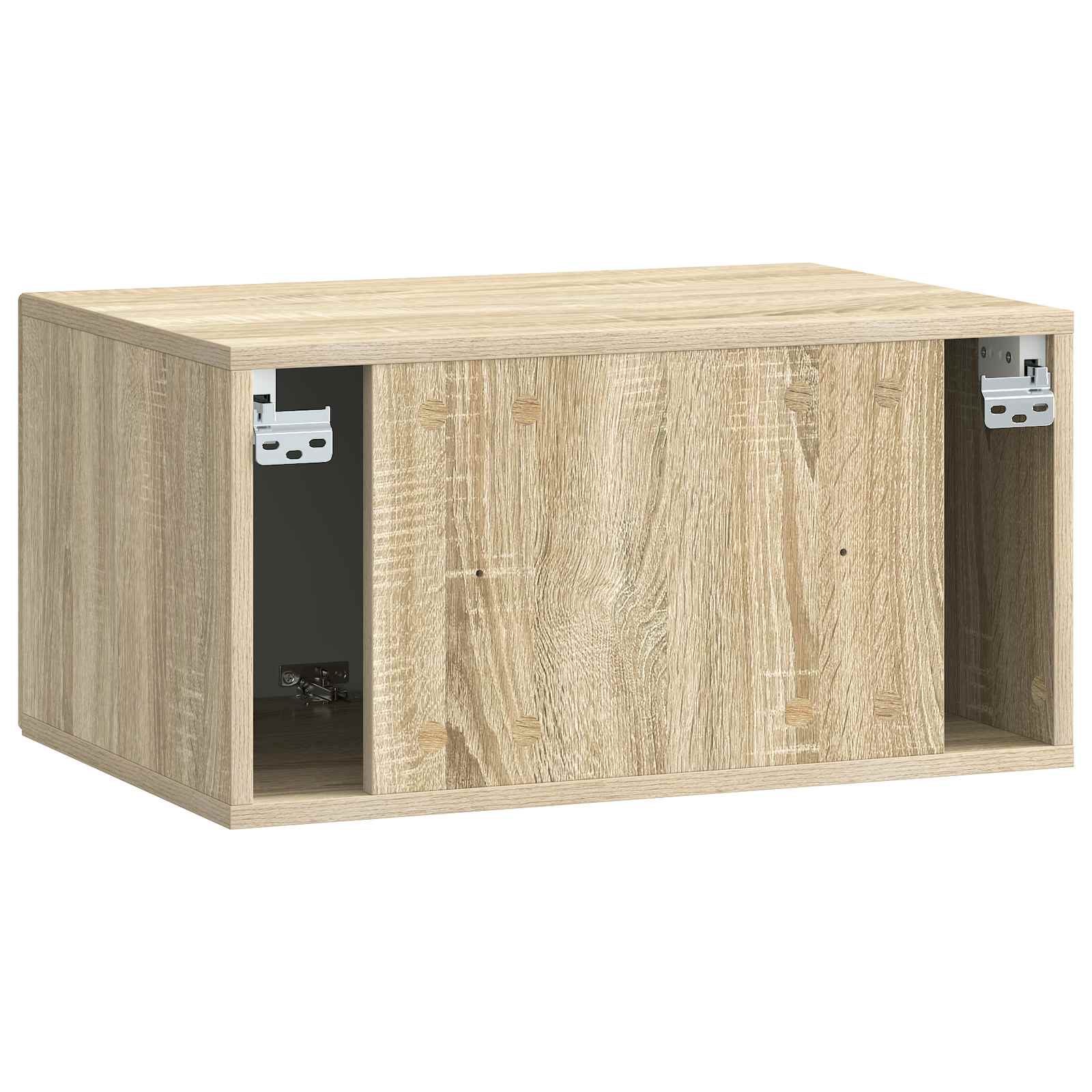 Væghængt TV-skab Sonoma-eg 59,5 x 41 x 30 cm Konstrueret træ