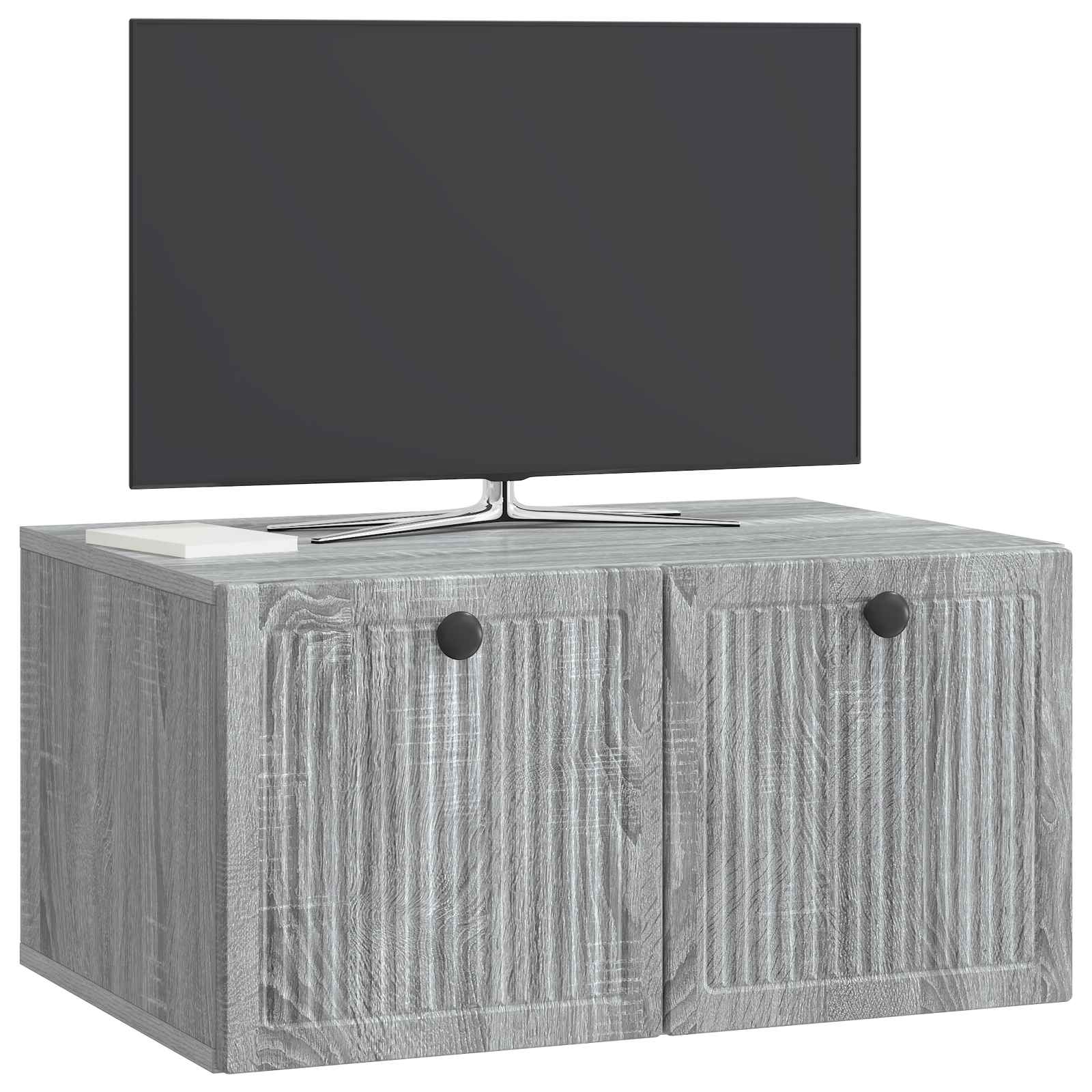 Væghængt TV-skab Vægmonteret Grå sonoma-eg 59,5 x 41 x 30 cm