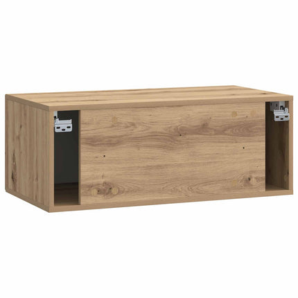 Væghængt TV-skab 78,5 x 41 x 30 cm Artisan-eg Konstrueret træ