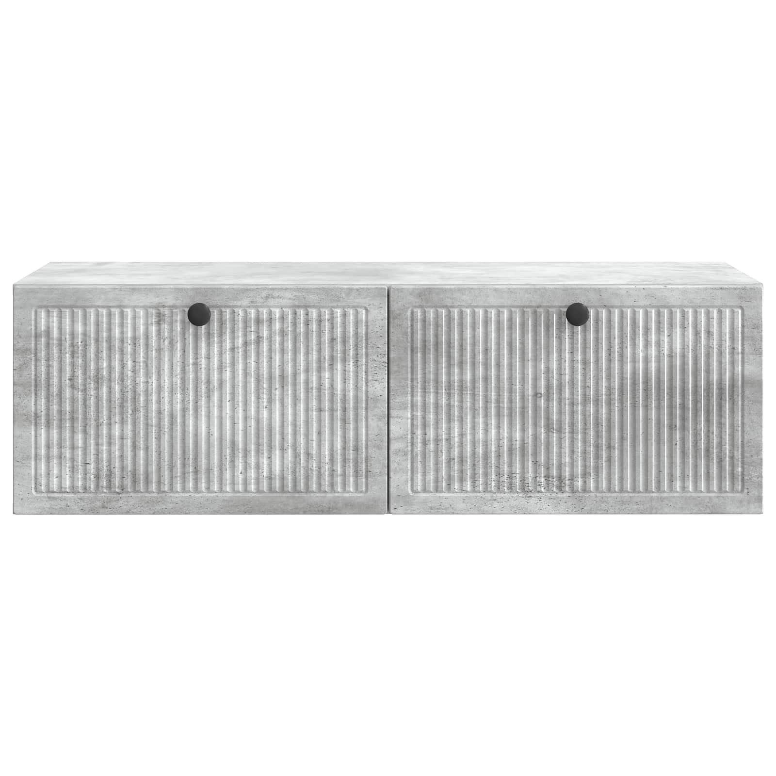Væghængt TV-skab Betongrå 98 x 41 x 30 cm Konstrueret træ