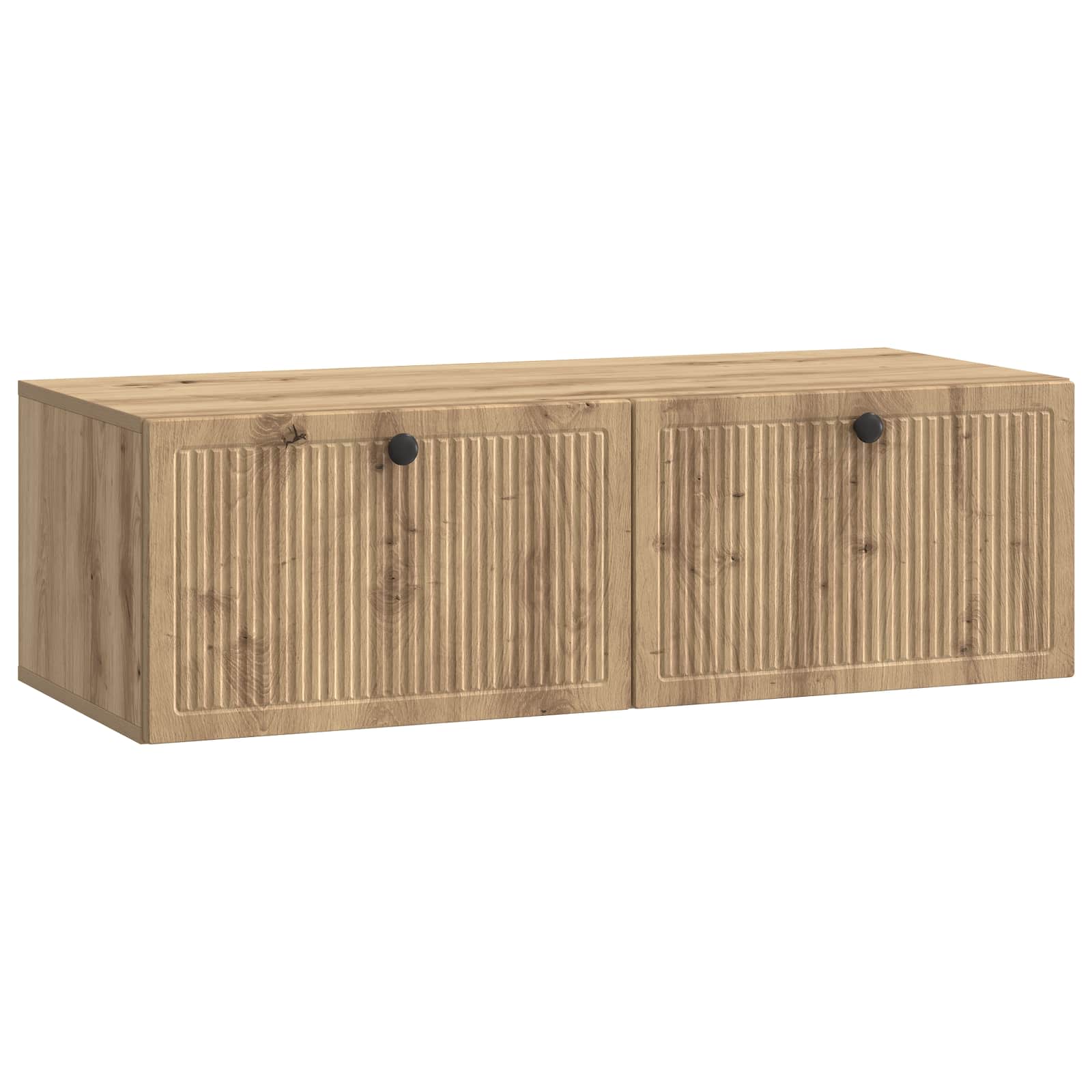 Væghængt TV-skab Artisan-eg 98 x 41 x 30 cm Konstrueret træ