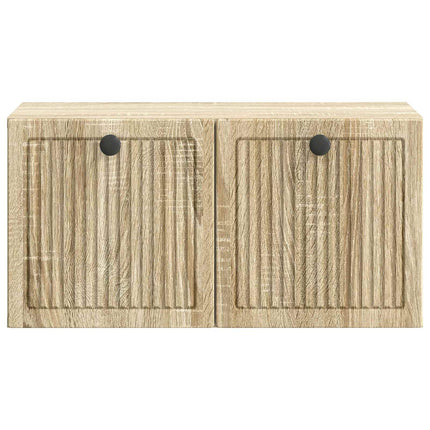 Væghængt TV-skab Sonoma-eg 59,5 x 31 x 30 cm Konstrueret træ