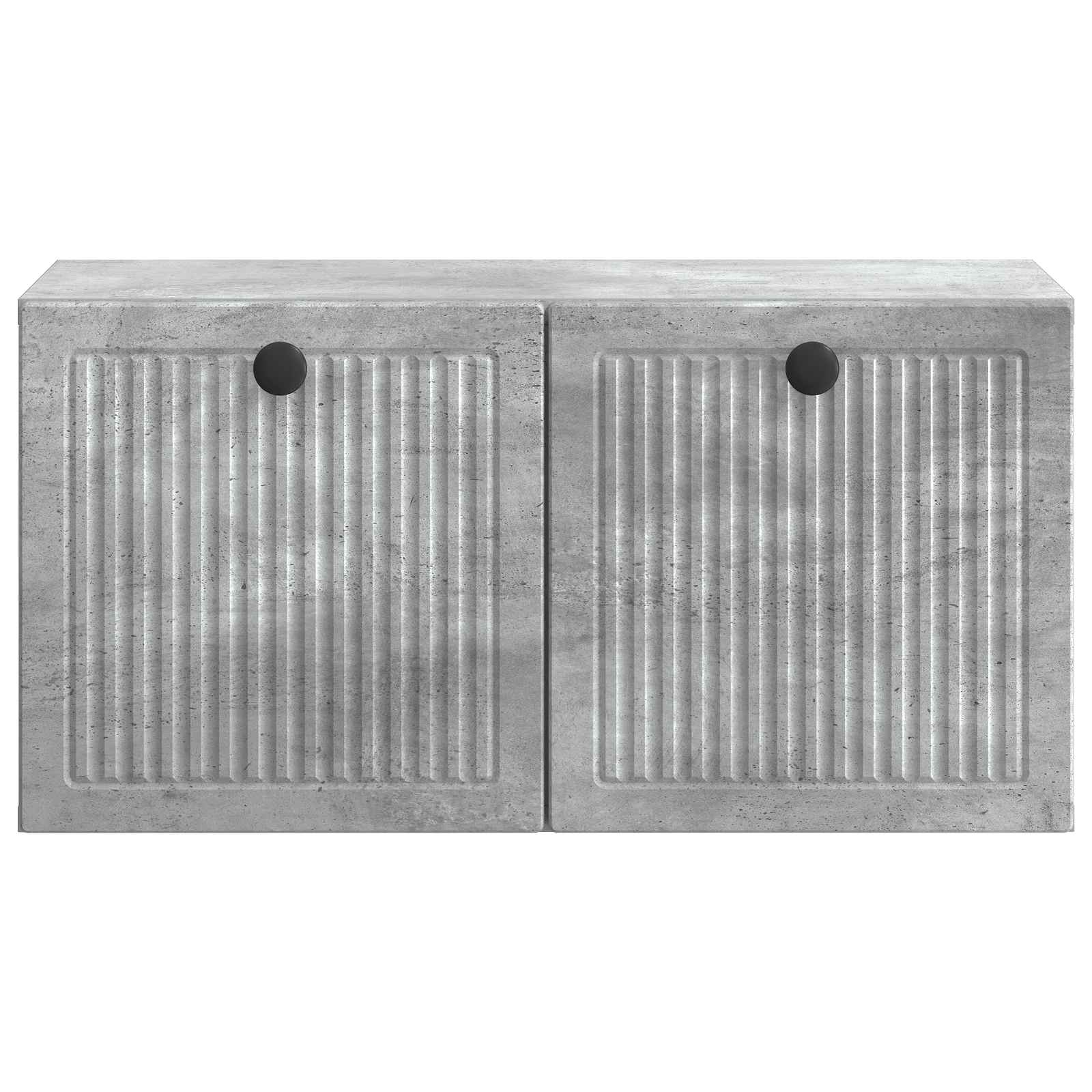 Væghængt TV-skab Betongrå 59,5 x 31 x 30 cm Konstrueret træ