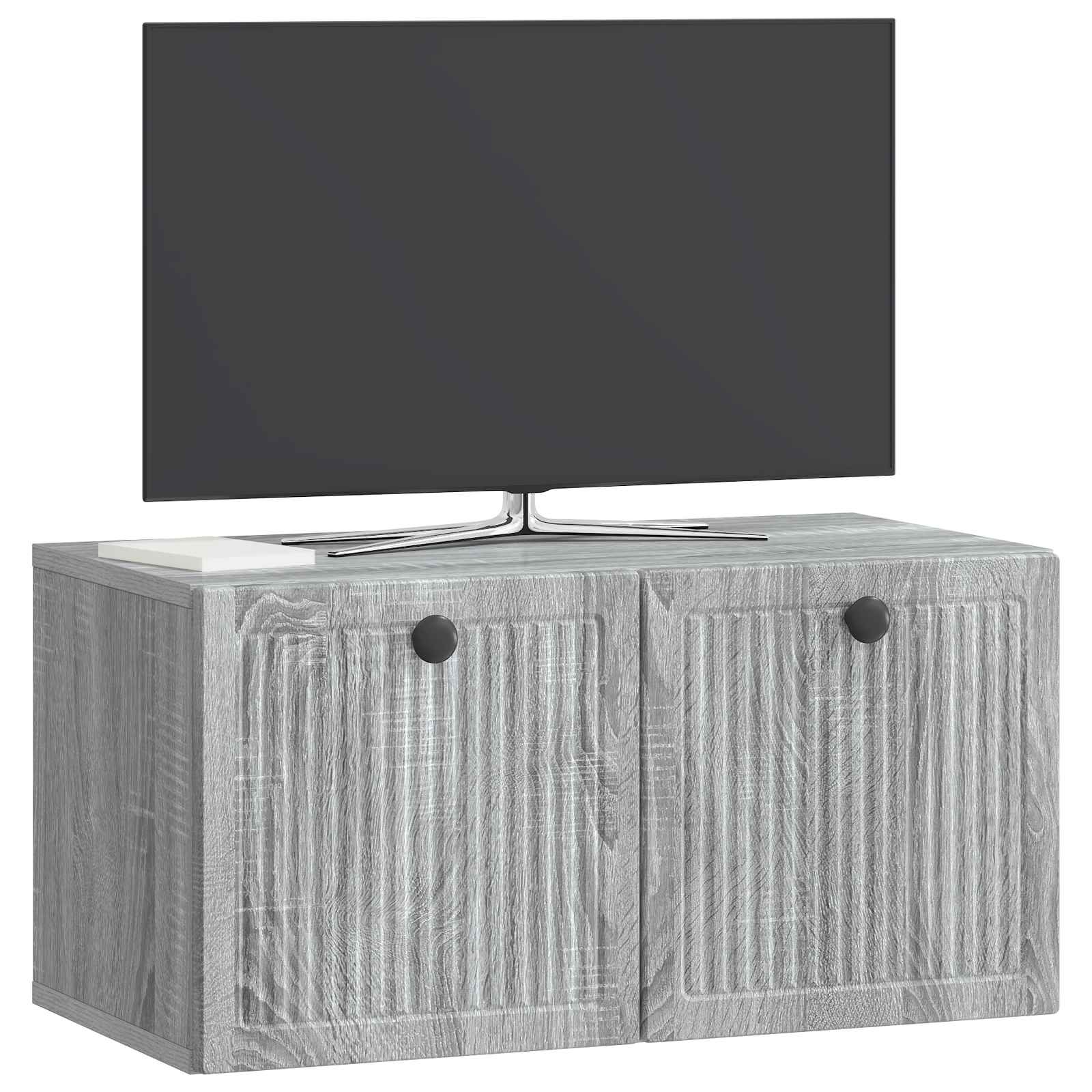 Væghængt TV-skab Vægmonteret Grå sonoma-eg 59,5 x 31 x 30 cm