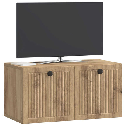 Væghængt TV-skab 59,5 x 31 x 30 cm Artisan-eg Konstrueret træ