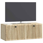Væghængt TV-skab Sonoma-eg 78,5 x 31 x 30 cm Konstrueret træ
