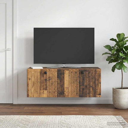 Væghængt TV-skab Gammelt træ 78,5 x 31 x 30 cm Konstrueret træ