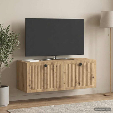 Væghængt TV-skab 78,5 x 31 x 30 cm Artisan-eg Konstrueret træ