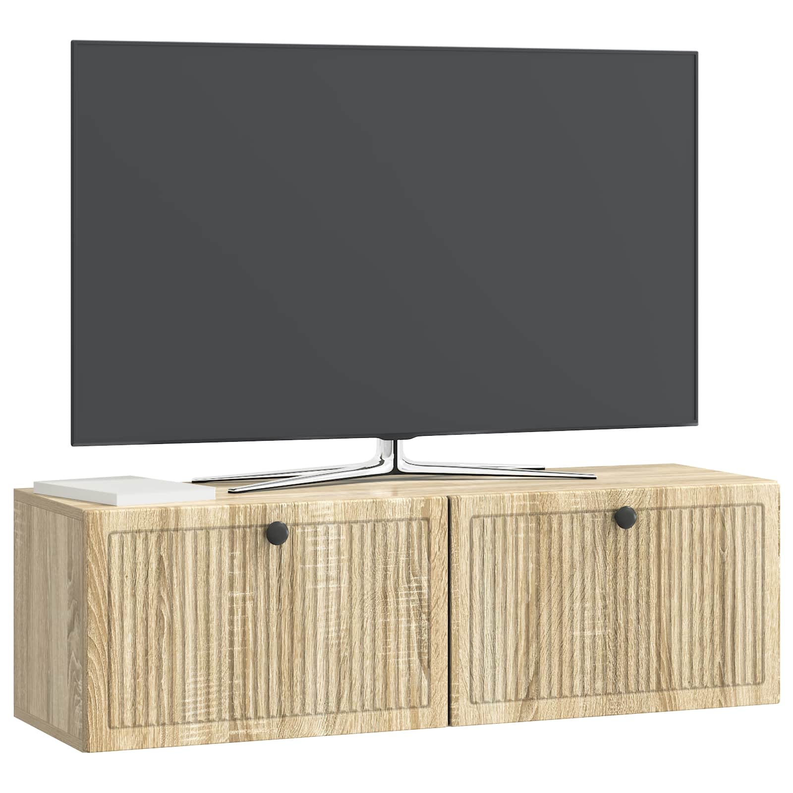 Væghængt TV-skab Sonoma-eg 98 x 31 x 30 cm Konstrueret træ