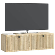 Væghængt TV-skab Sonoma-eg 98 x 31 x 30 cm Konstrueret træ