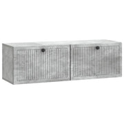 Væghængt TV-skab Betongrå 98 x 31 x 30 cm Konstrueret træ