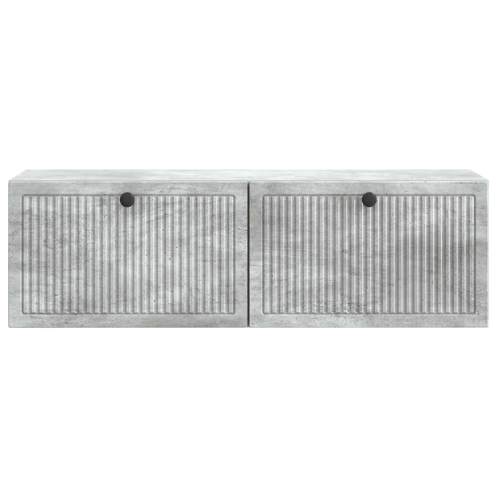 Væghængt TV-skab Betongrå 98 x 31 x 30 cm Konstrueret træ