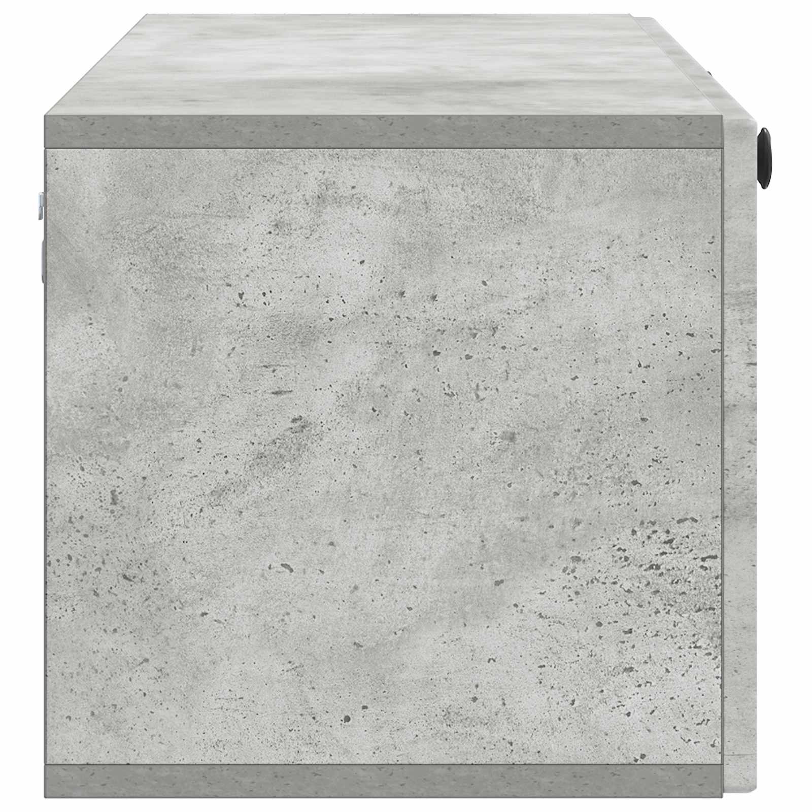 Væghængt TV-skab Betongrå 98 x 31 x 30 cm Konstrueret træ
