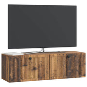Væghængt TV-skab Gammelt træ 98 x 31 x 30 cm Konstrueret træ
