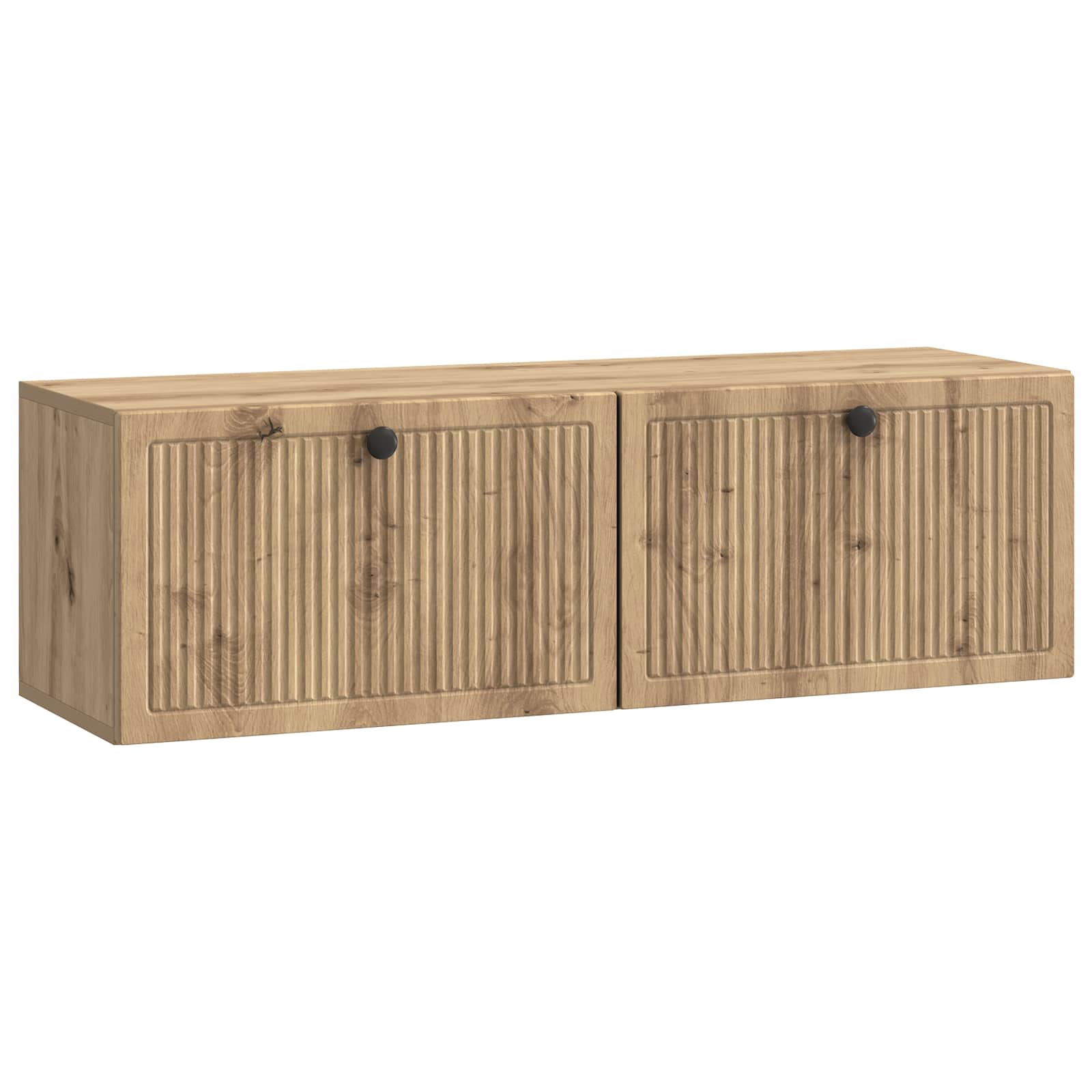 Væghængt TV-skab Artisan-eg 98 x 31 x 30 cm Konstrueret træ