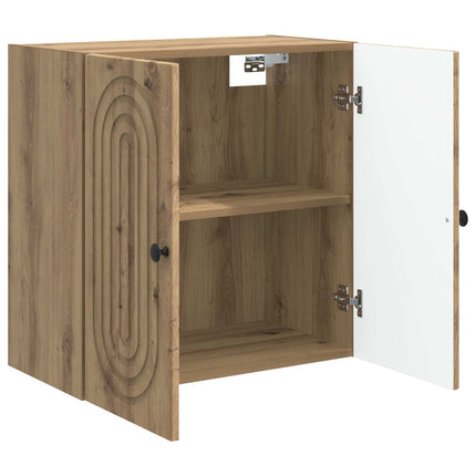 Vægmonteret skab 59 x 31 x 60 cm Konstrueret træ Artisan-eg