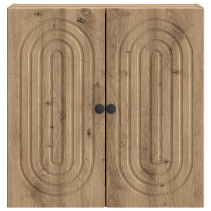 Vægmonteret skab 59 x 31 x 60 cm Konstrueret træ Artisan-eg