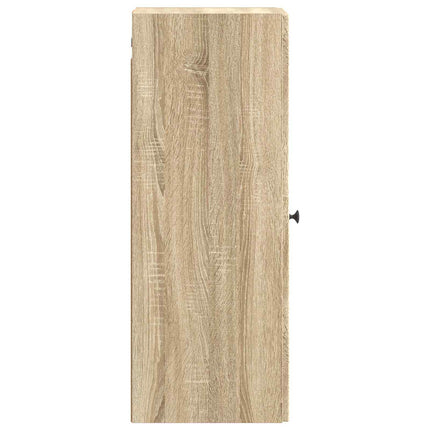 Vægmonteret skab Sonoma-eg 33 x 34,5 x 90 cm Konstrueret træ