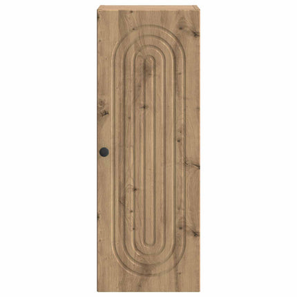 Vægmonteret skab 33 x 34,5 x 90 cm Konstrueret træ Artisan-eg