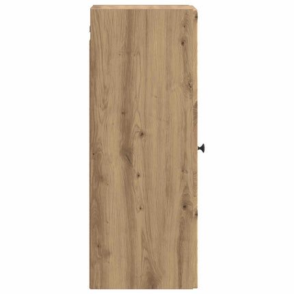 Vægmonteret skab 33 x 34,5 x 90 cm Konstrueret træ Artisan-eg