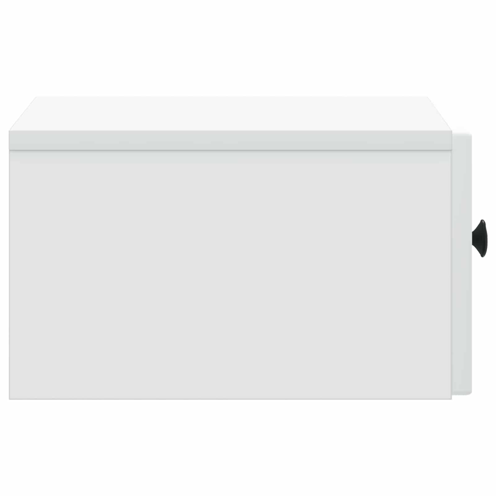 Væghængt Natbord 2 pcs Hvid 33 x 34,5 x 20 cm Konstrueret træ