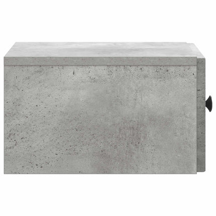 Væghængt Natbord 2 stk. Betongrå 33 x 34,5 x 20 cm