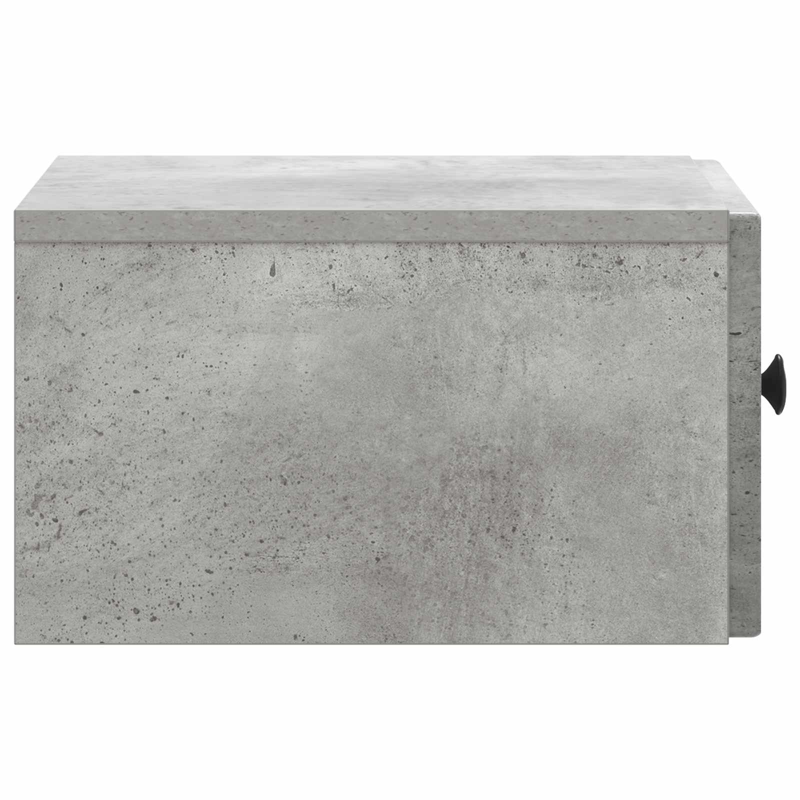 Væghængt Natbord med skuffe 2 pcs Betongrå 33 x 34,5 x 20 cm