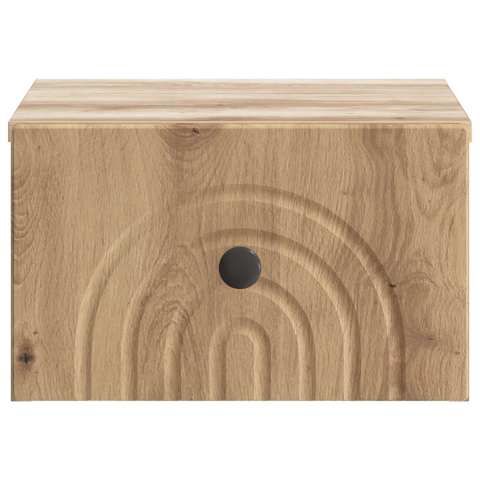 Væghængt Natbord med skuffe 2 pcs Artisan-eg 33 x 34,5 x 20 cm