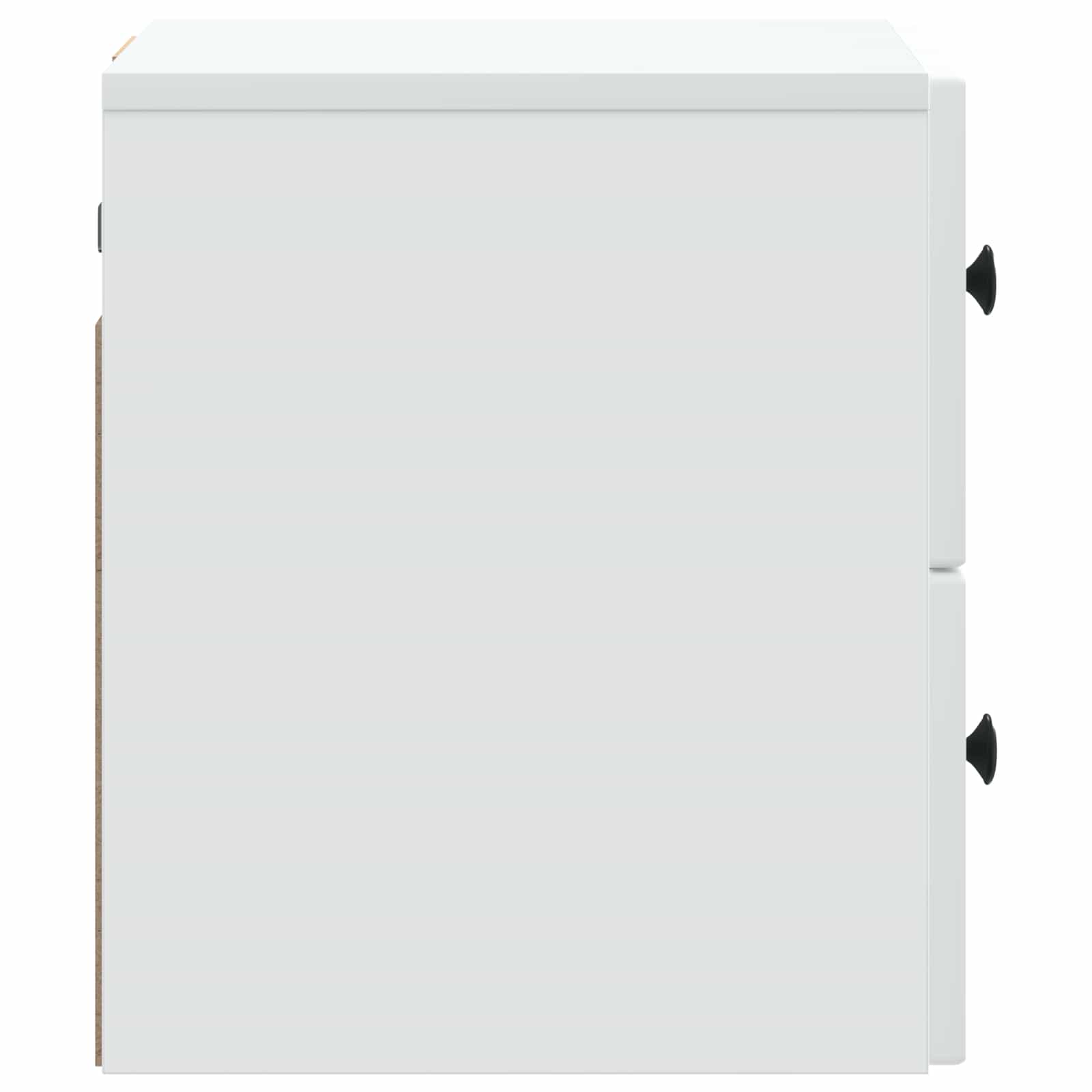 Væghængt Natbord 2 pcs Hvid 33 x 34,5 x 40 cm Konstrueret træ