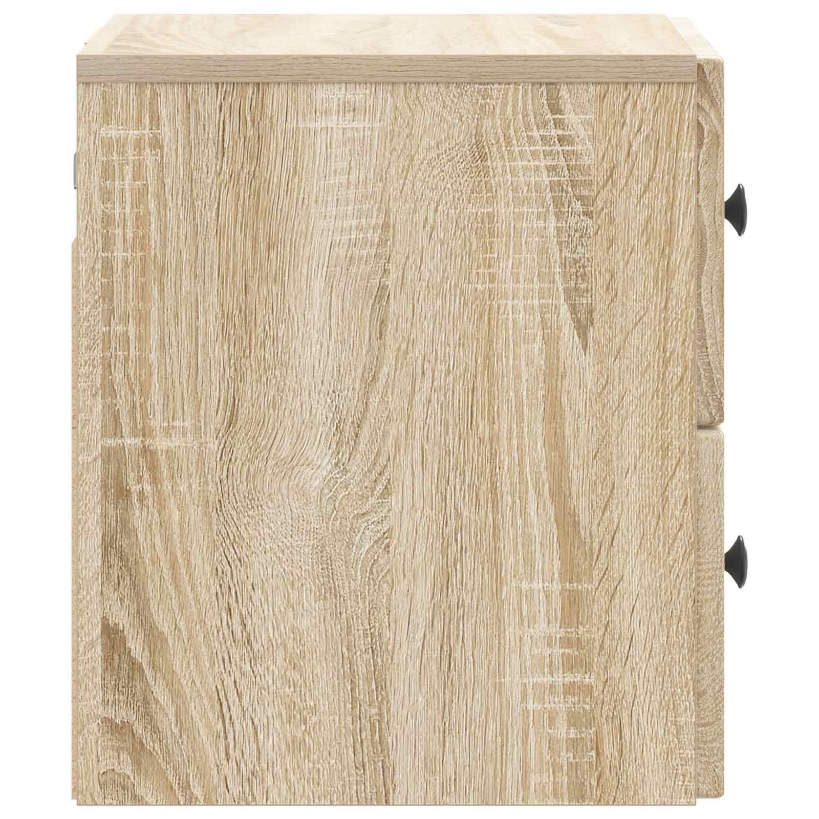 Væghængt Natbord Sonoma-eg 33 x 34,5 x 40 cm Konstrueret træ
