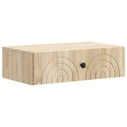 Væghængt Sideskab Sonoma-eg 59 x 34,5 x 17 cm Konstrueret træ