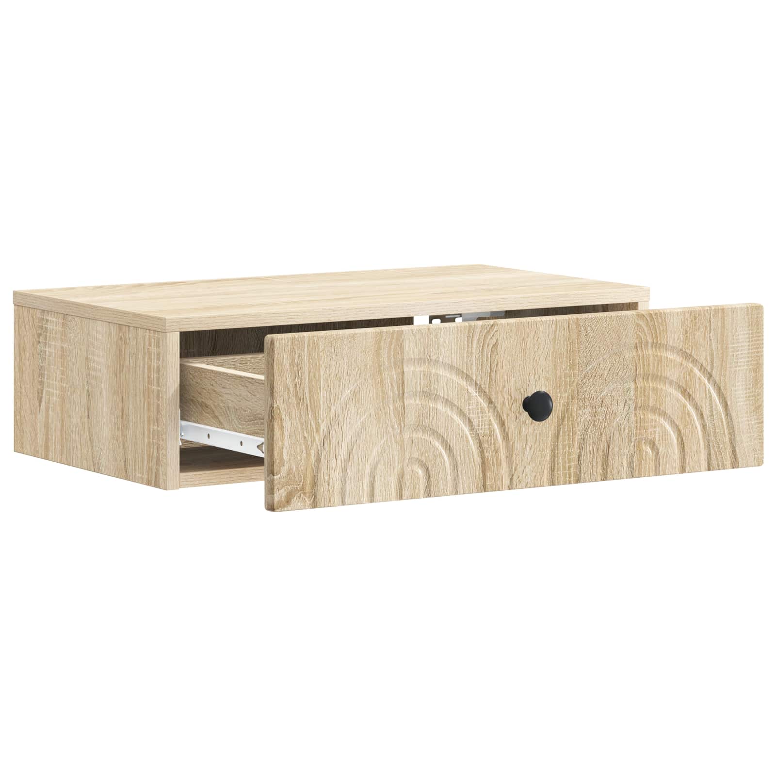 Væghængt Sideskab Sonoma-eg 59 x 34,5 x 17 cm Konstrueret træ
