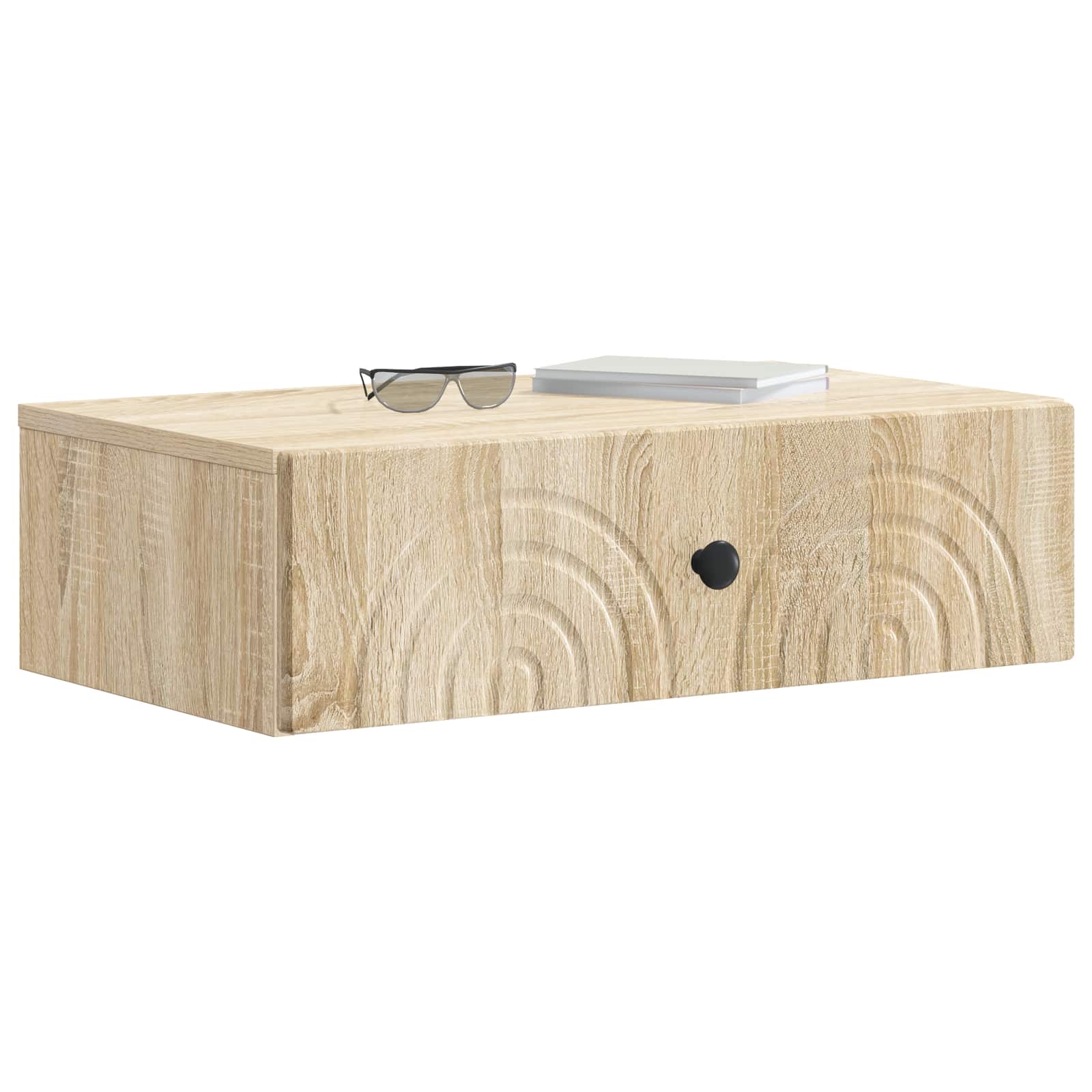 Væghængt Sideskab Sonoma-eg 59 x 34,5 x 17 cm Konstrueret træ