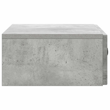 Væghængt Sideskab 59 x 34,5 x 17 cm Konstrueret træ Betongrå