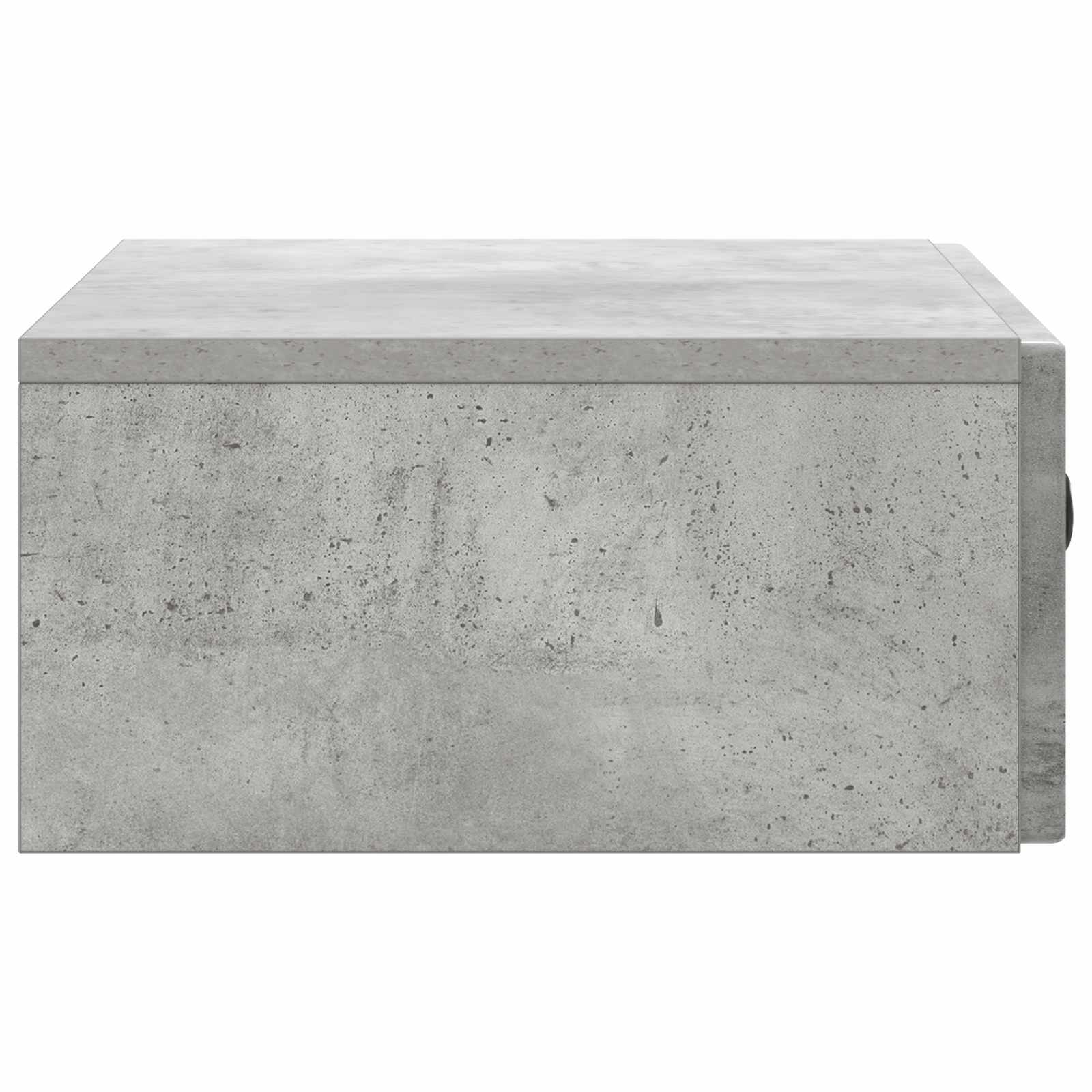 Væghængt Sideskab Betongrå 59 x 34,5 x 17 cm Konstrueret træ