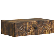 Væghængt Sideskab Røget eg 59 x 34,5 x 17 cm Konstrueret træ