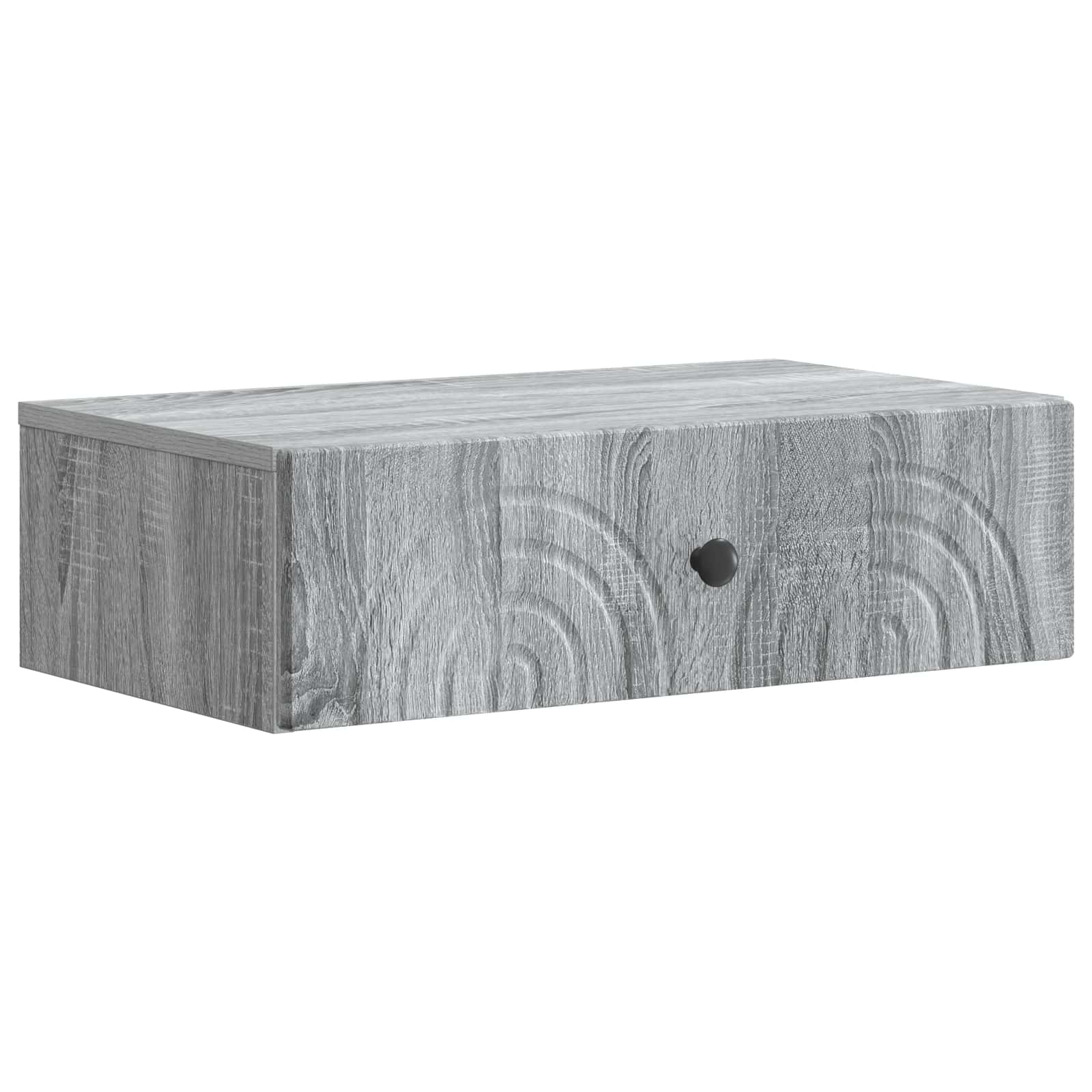 Væghængt Sideskab Grå sonoma-eg 59 x 34,5 x 17 cm