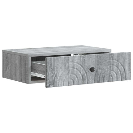 Væghængt Sideskab 59 x 34,5 x 17 cm Konstrueret træ