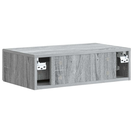 Væghængt Sideskab 59 x 34,5 x 17 cm Konstrueret træ