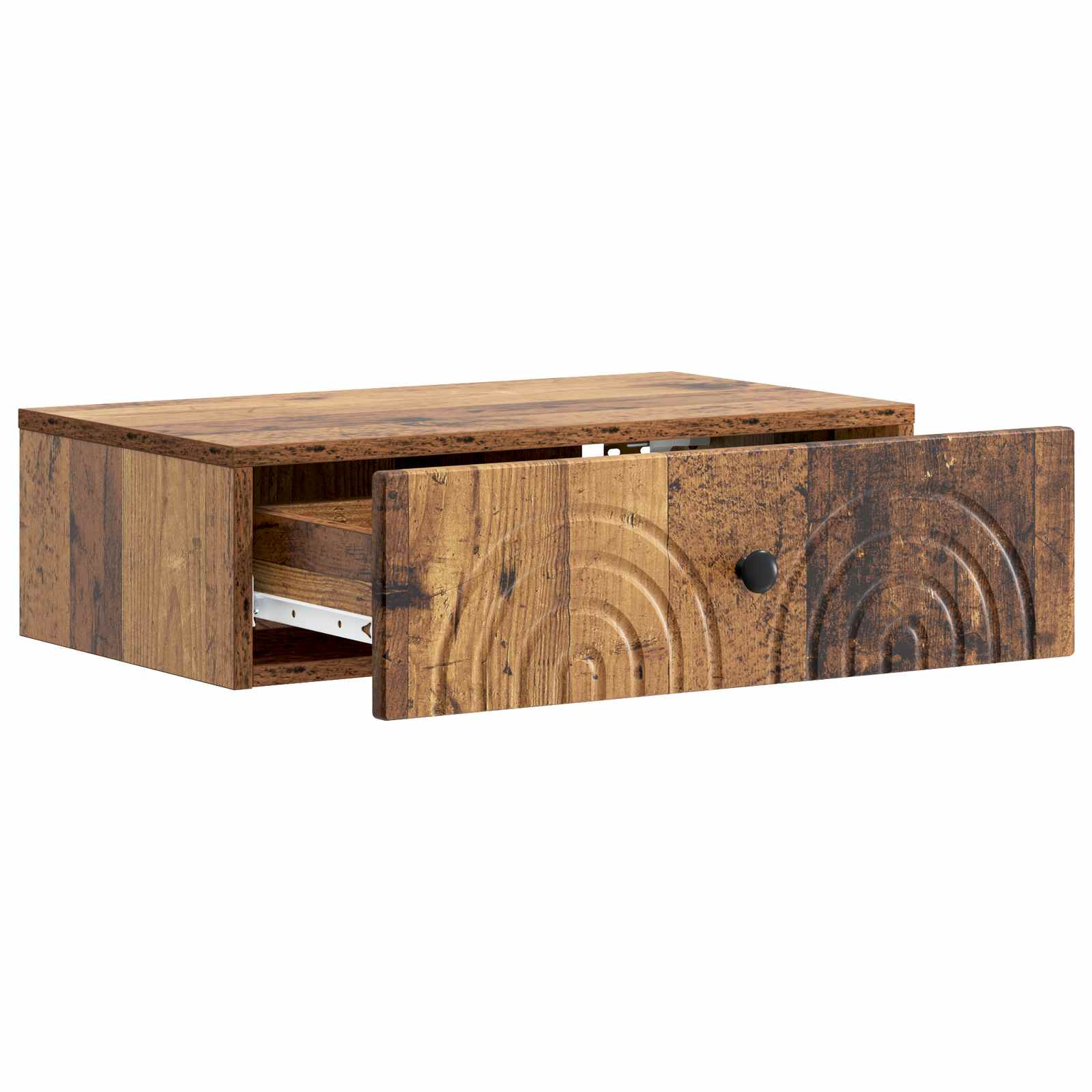 Væghængt Sideskab Gammelt træ 59 x 34,5 x 17 cm Konstrueret træ