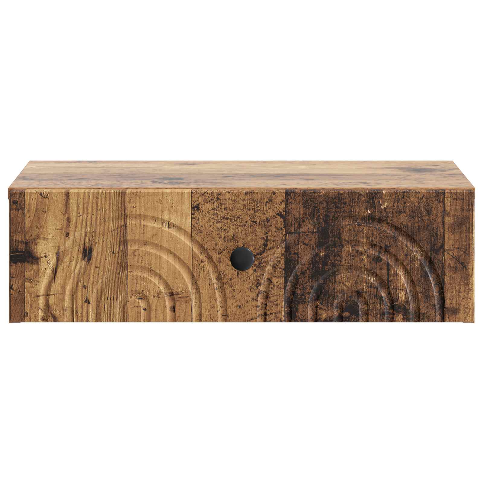 Væghængt Sideskab Gammelt træ 59 x 34,5 x 17 cm Konstrueret træ