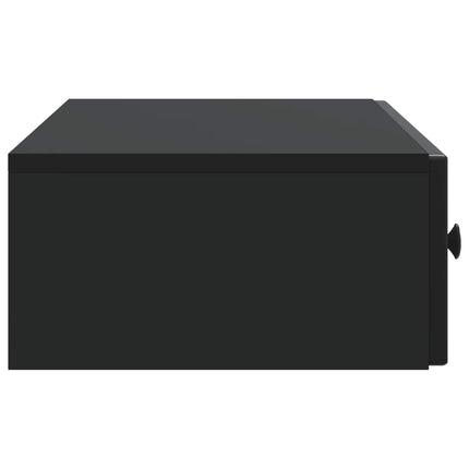 Væghængt Sideskab Sort 87,5 x 34,5 x 17 cm Konstrueret træ