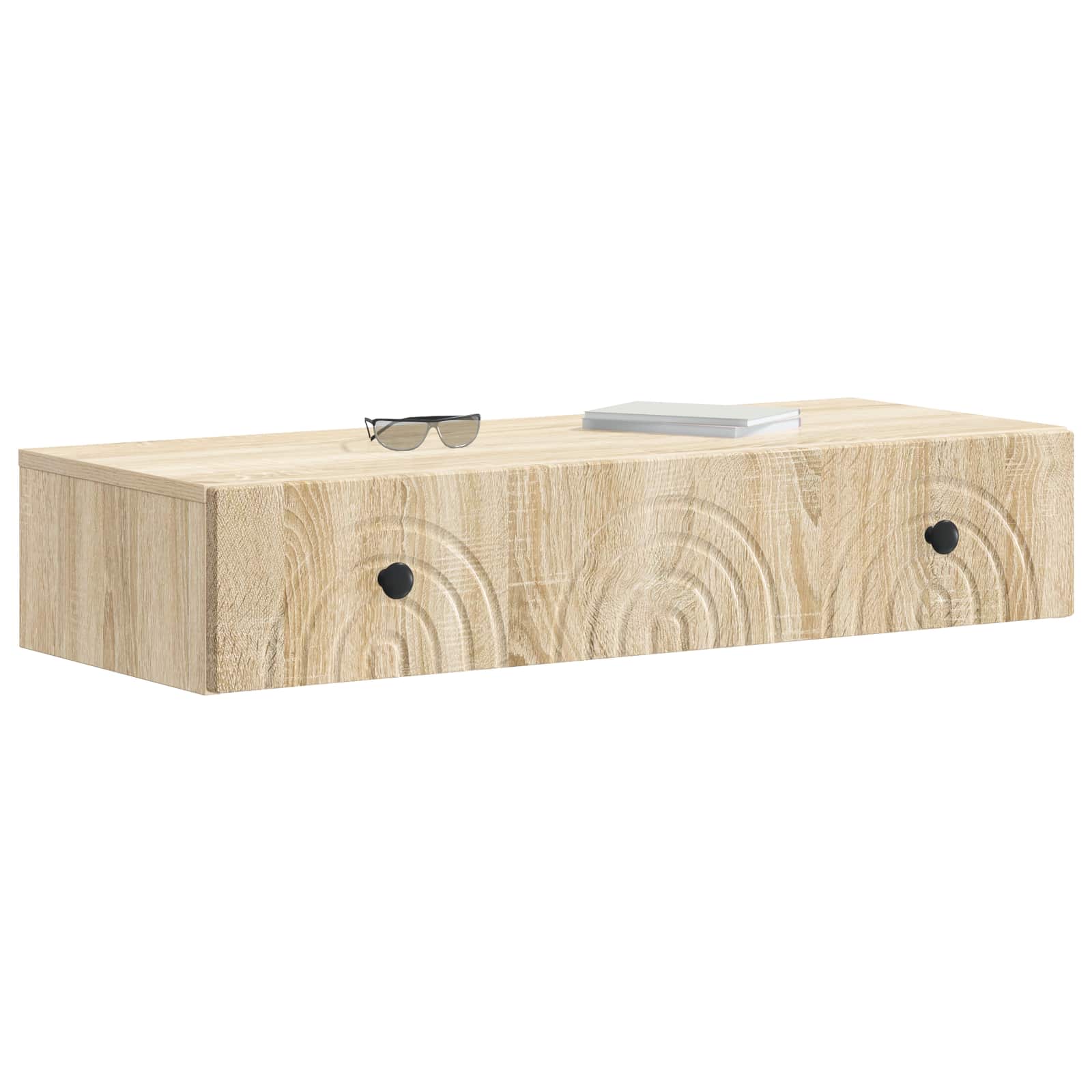 Væghængt Sideskab Sonoma-eg 87,5 x 34,5 x 17 cm Konstrueret træ