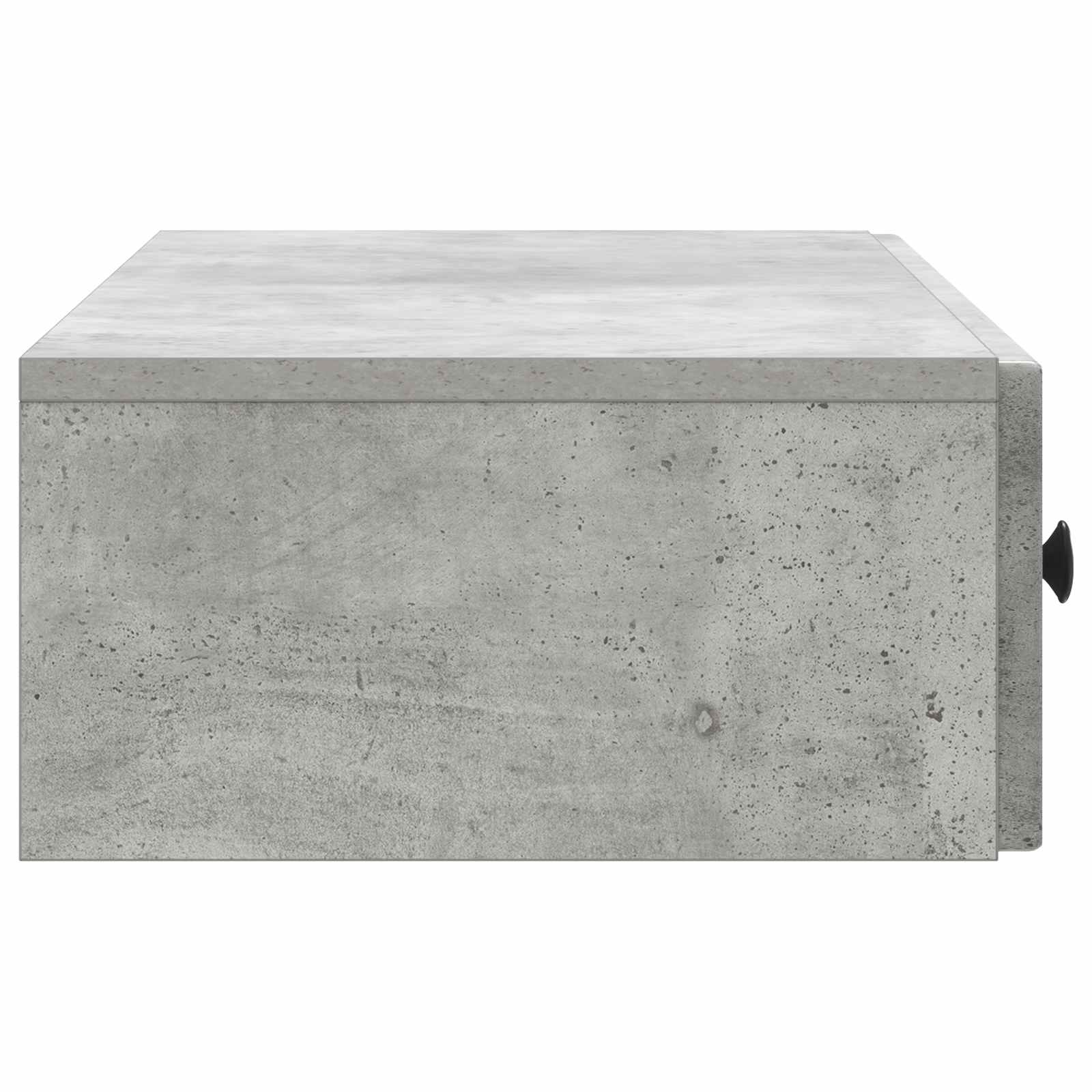 Væghængt Sideskab Betongrå 87,5 x 34,5 x 17 cm Konstrueret træ