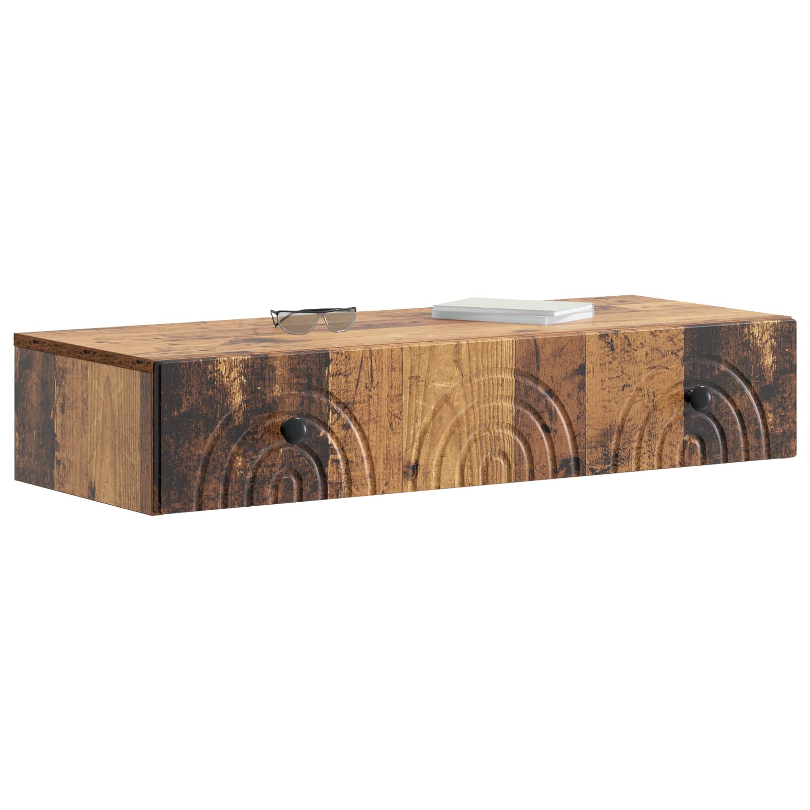 Væghængt Sideskab Gammelt træ 87,5 x 34,5 x 17 cm